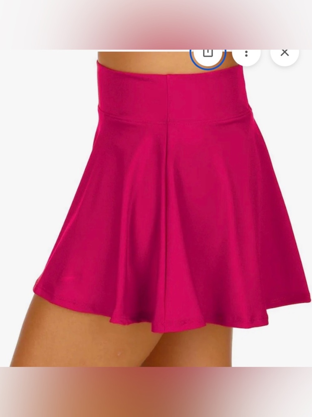 Nike Pink Baseline Tennis Skort women’s size S